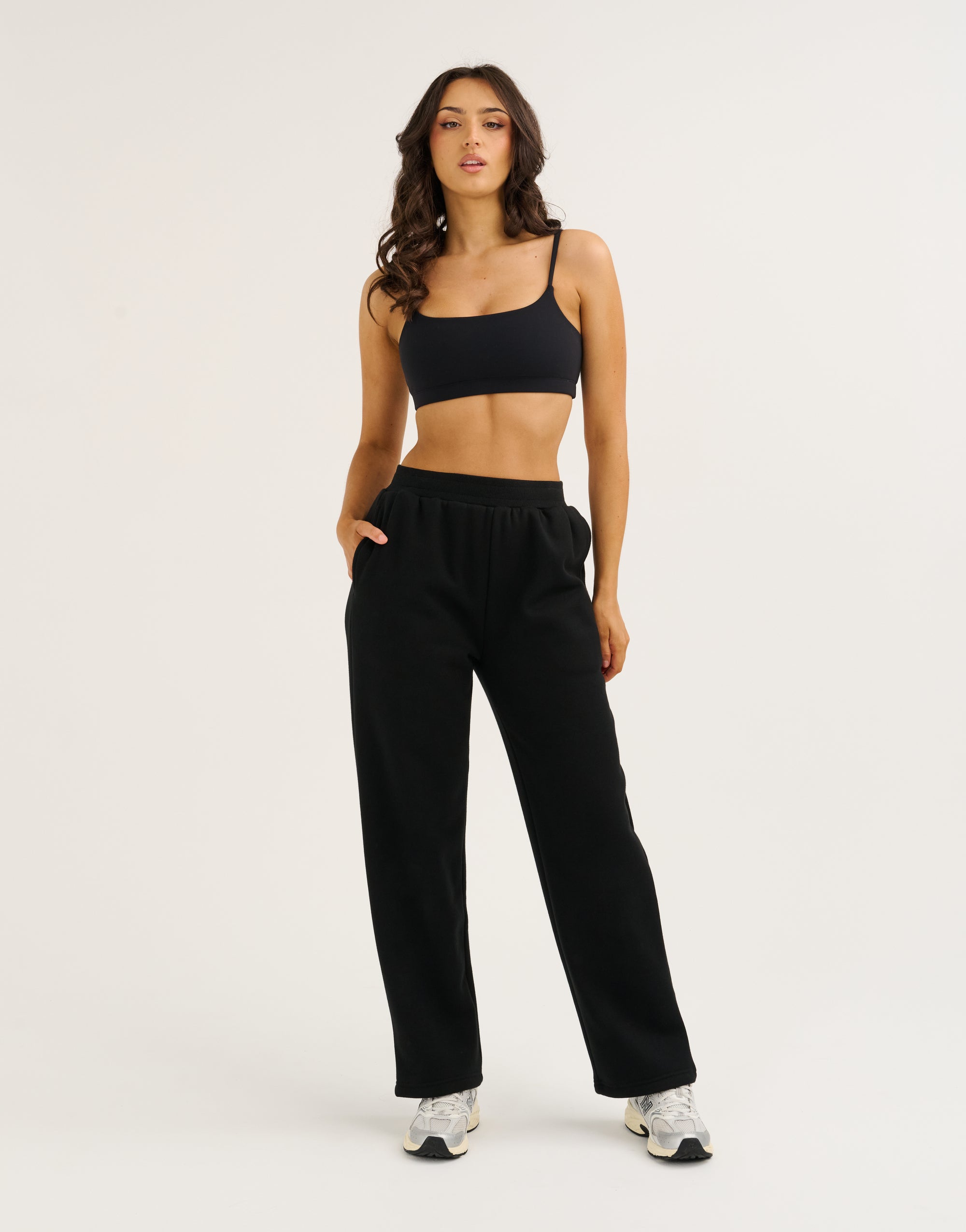 Elemental Straight Leg Sweatpants - Black