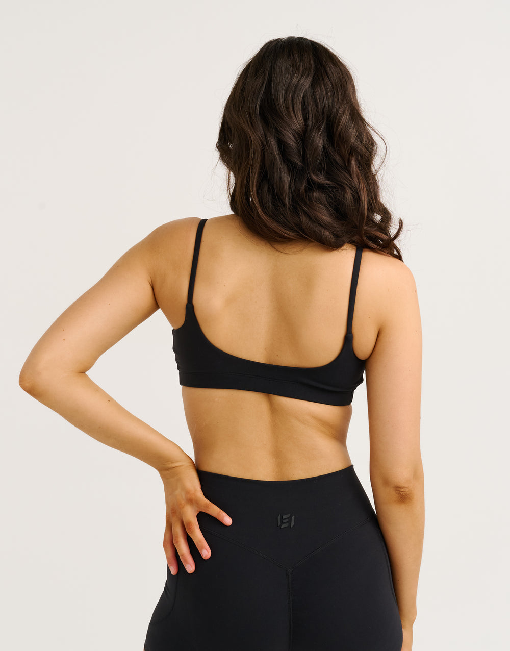 Lycra Seamless Sports Bra - Black