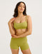 Lycra Seamless Sports Bra - Olive