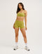 Lycra Seamless Sports Bra - Olive