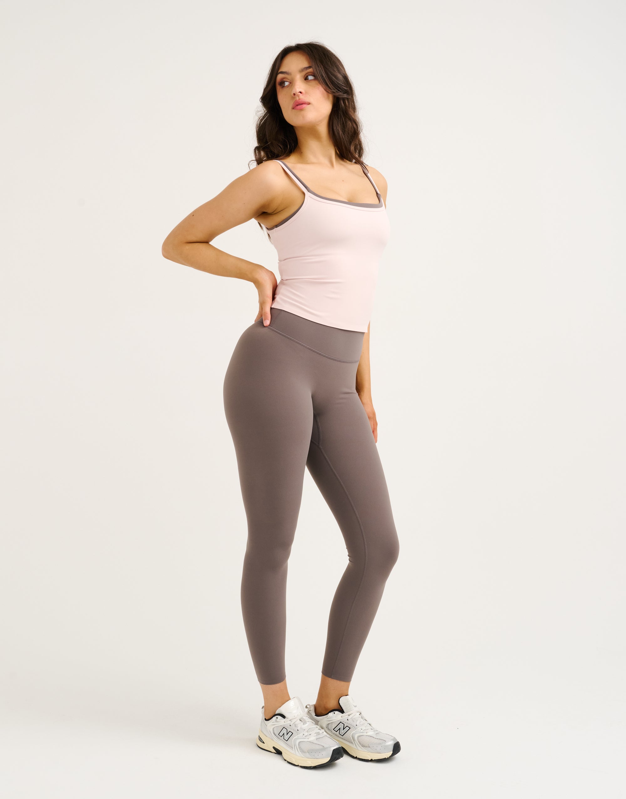 Lycra Invisible Scrunch Leggings - Slate Grey
