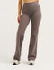 Lycra Invisible Scrunch Straight Leg Pant - Slate Grey