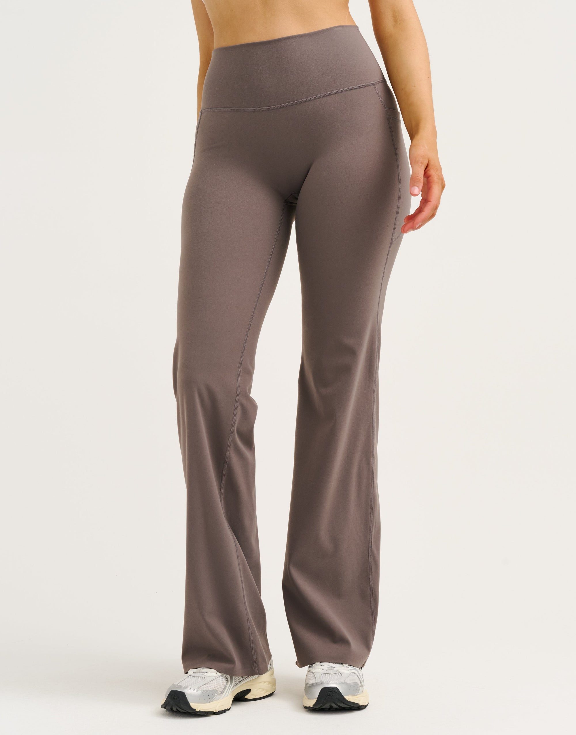 Lycra Invisible Scrunch Straight Leg Pant - Slate Grey