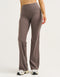 Lycra Invisible Scrunch Straight Leg Pant - Slate Grey