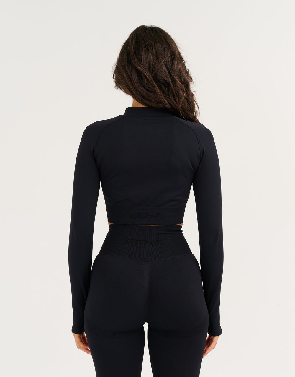 Arise Essential Zip-Up Long Sleeve - Stealth Black