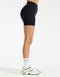 Ascend Pocket Mid-Waist Shorts 6" - Black