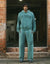 College Combed Fleece Wide Leg Sweatpant - Teal