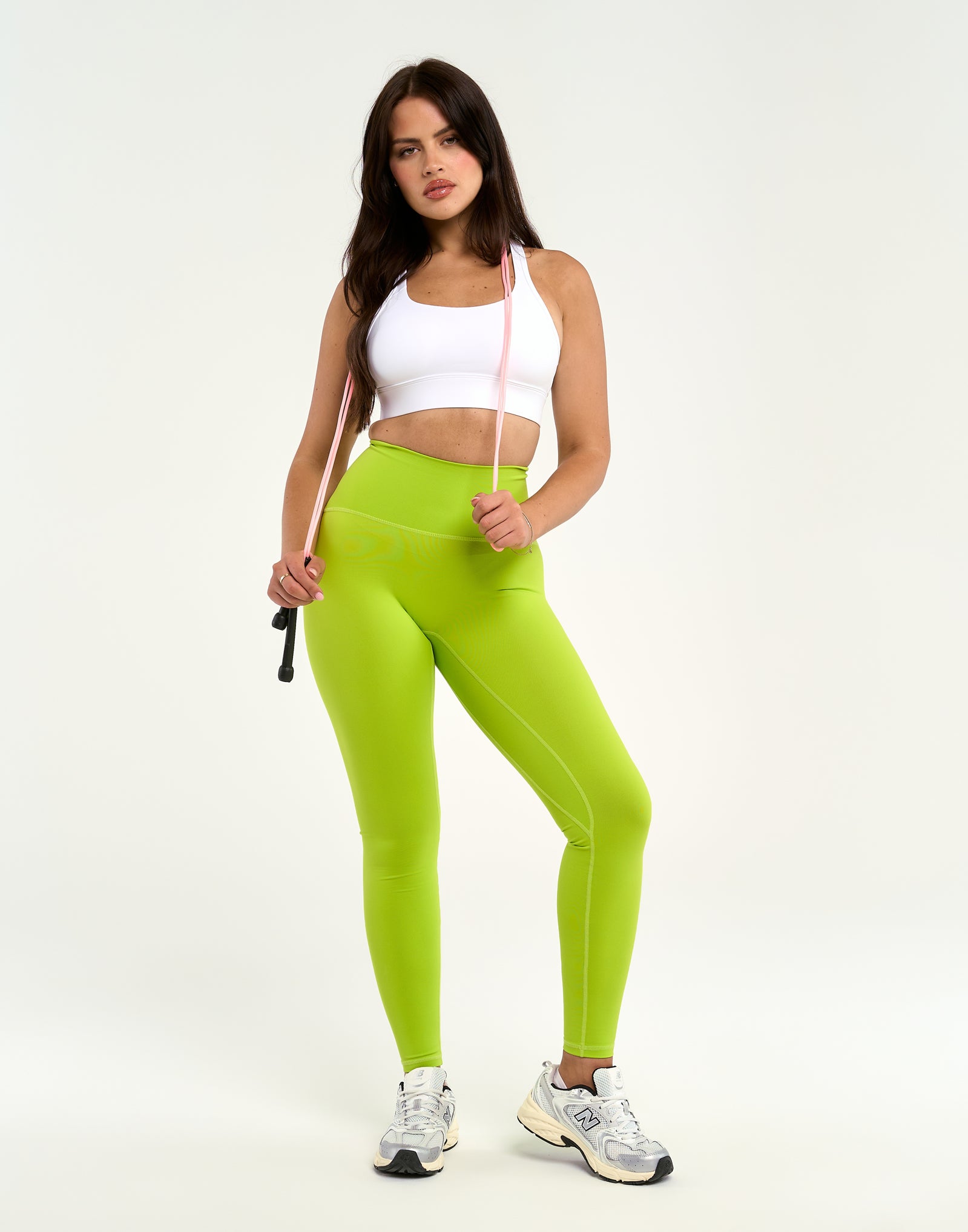 Limitless Leggings 28" - Lime Green