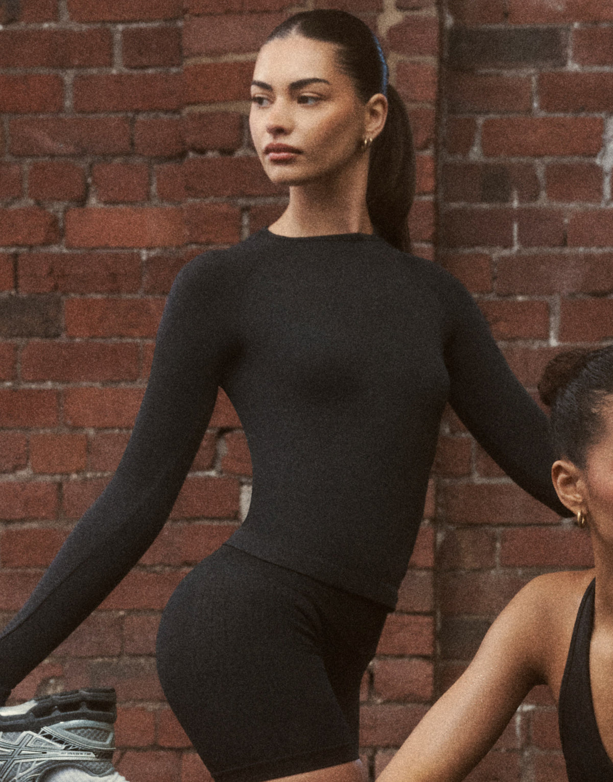 Tempo Pulse Compression Long Sleeve - Phantom Black
