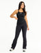 Air Support Tank with Built in Bra Shelf - Black