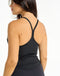 Air Support Tank with Built in Bra Shelf - Black