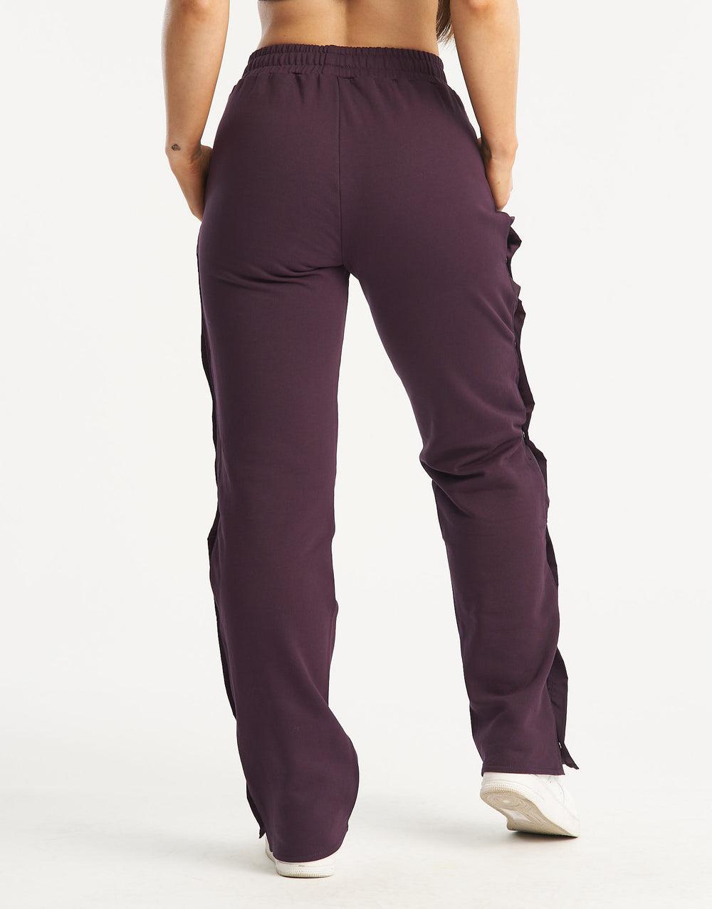 Tennis Button Pants - Purple