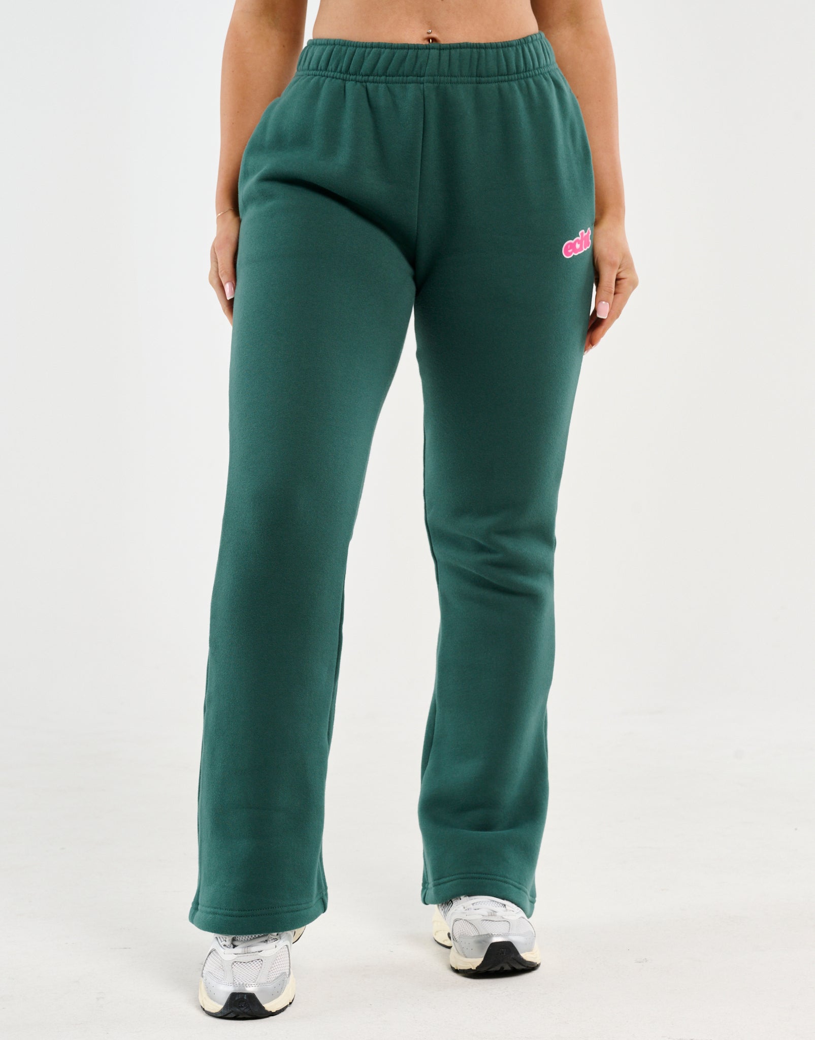 Blur Flare Sweatpants - Green