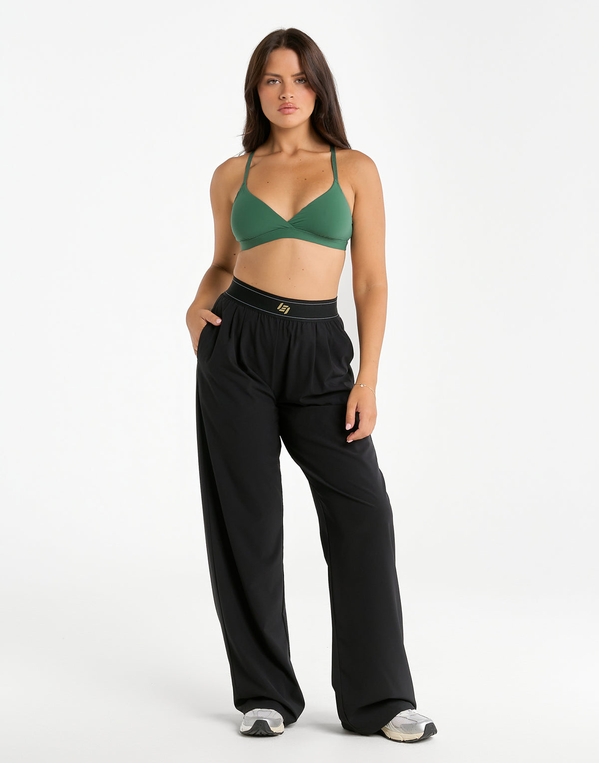 Elemental Crossover Bralette - Green