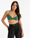 Elemental Crossover Bralette - Green