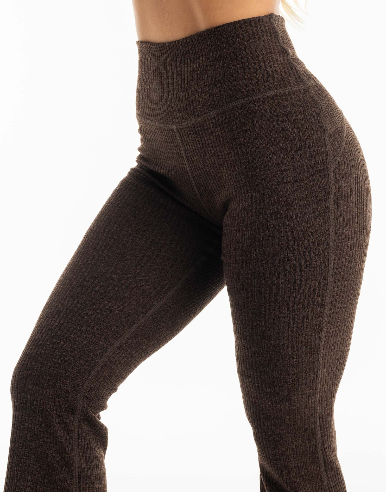 Comfort Flare Pants - Fudge Brown