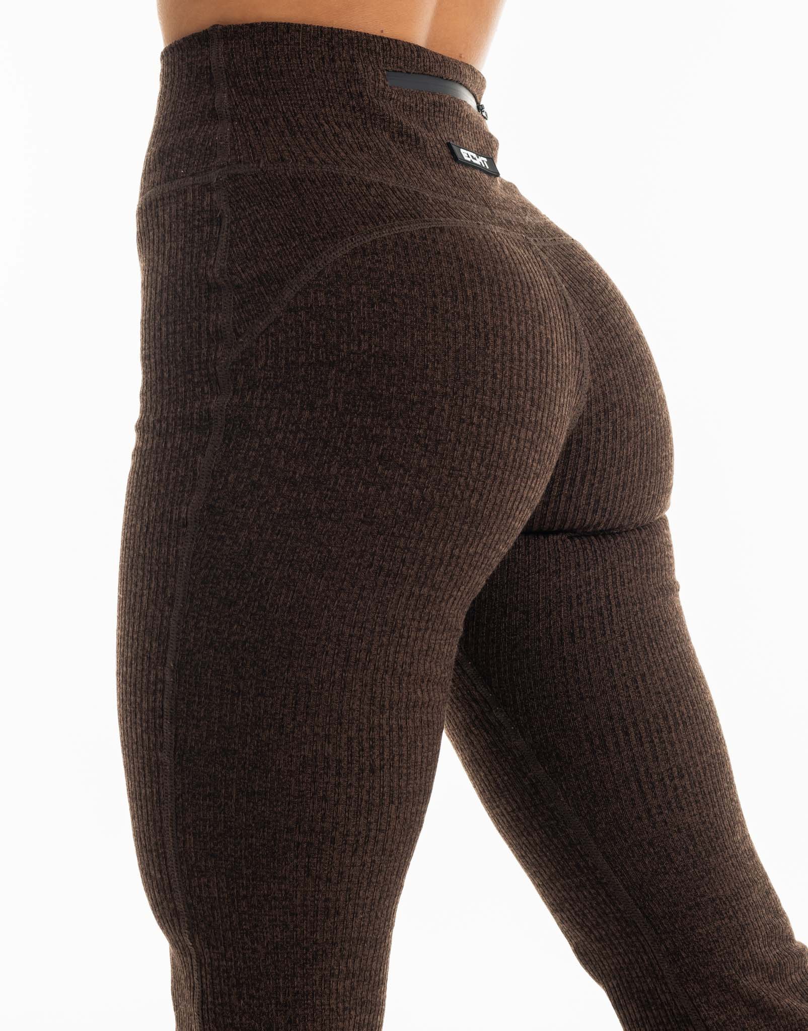 Comfort Flare Pants - Fudge Brown