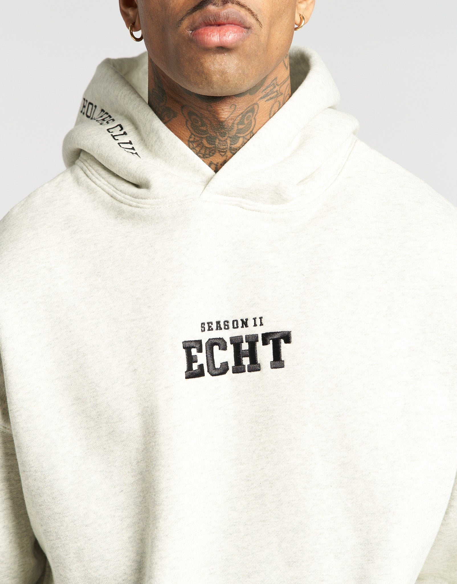 Season II Hoodie - Heather Grey Cream