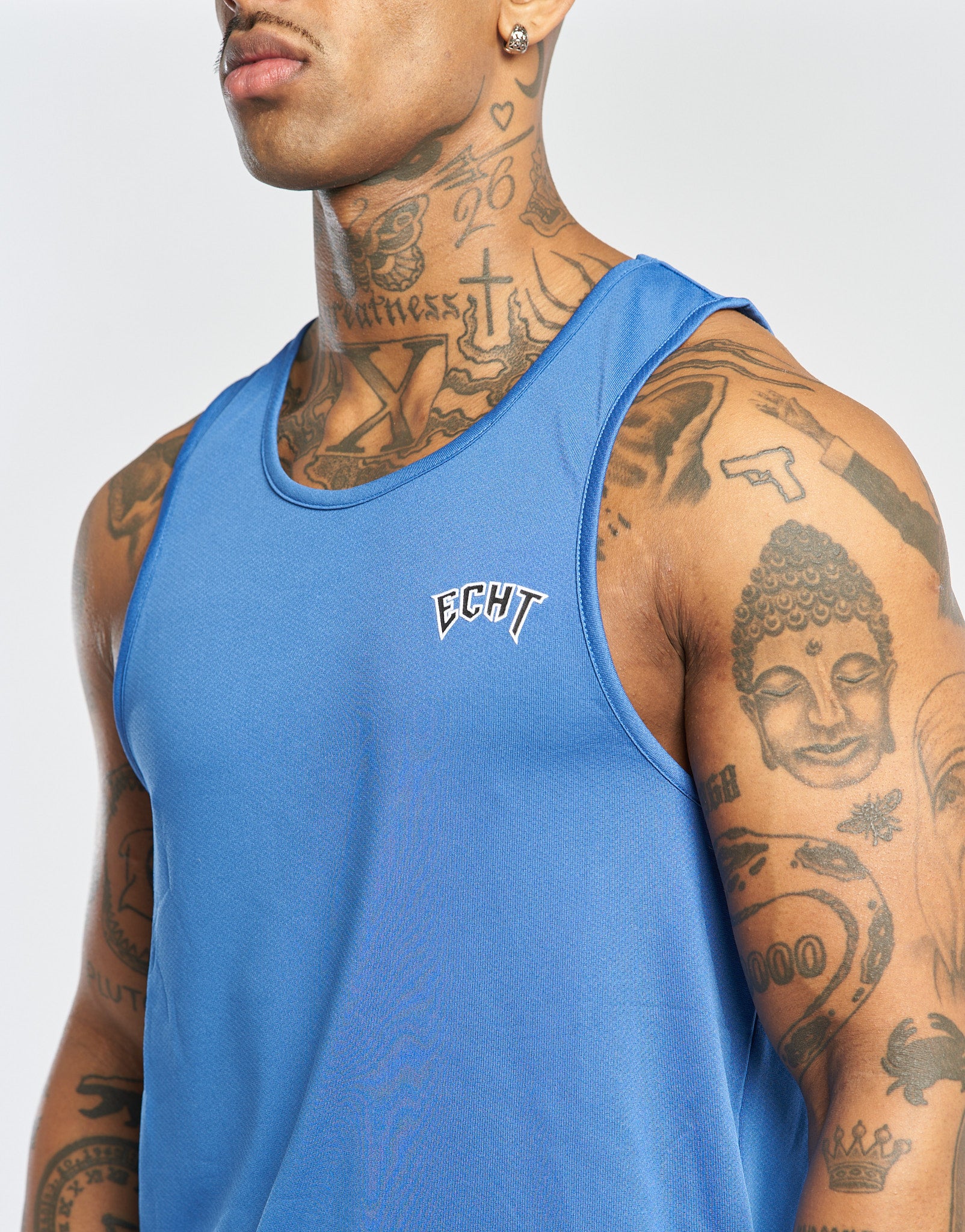 Tour Singlet - Blue