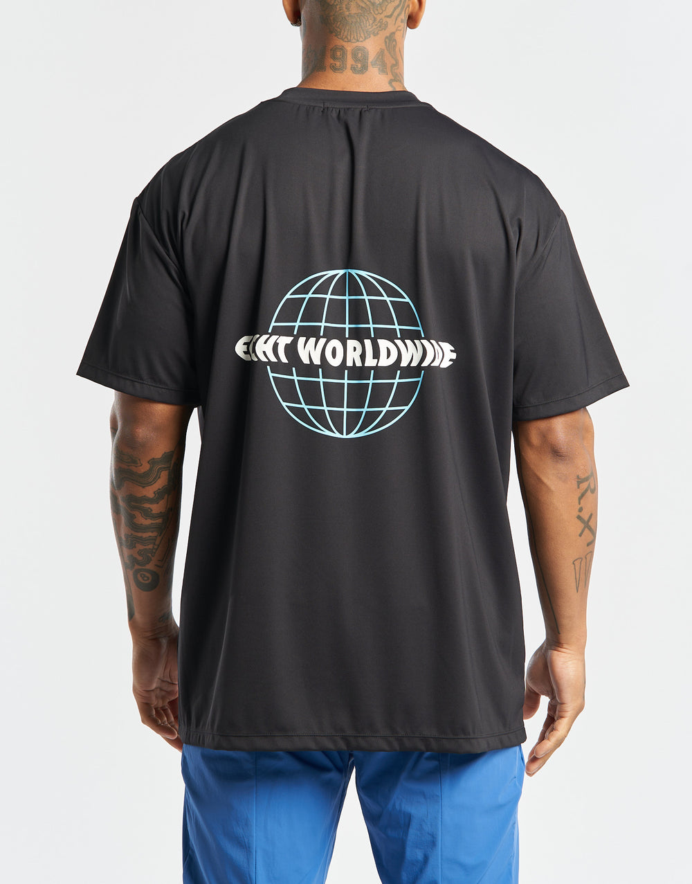 Worldwide T-Shirt - Black Blue