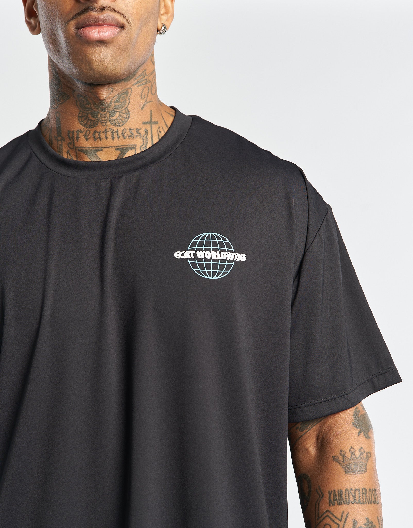 Worldwide T-Shirt - Black Blue