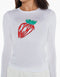 Strawberry Long Sleeve - White