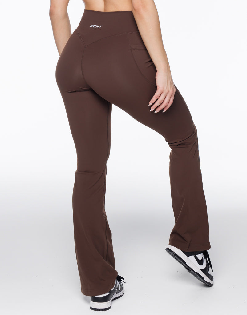 Tan Athletic Leggings With Pocket · Filly Flair