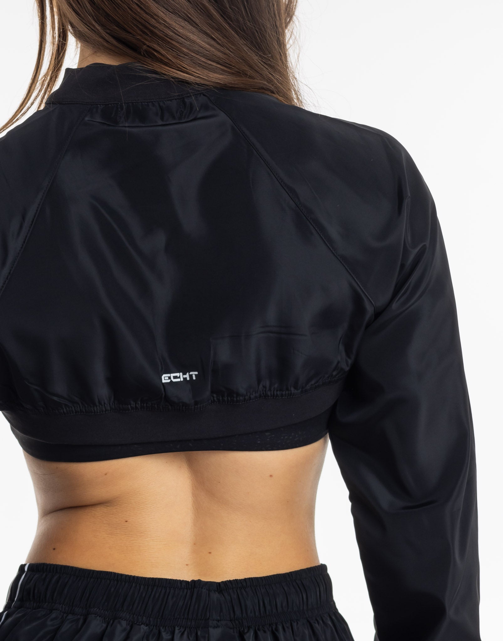 Y2K Retro Speed Jacket in Black | Vintage-Inspired Track Jacket