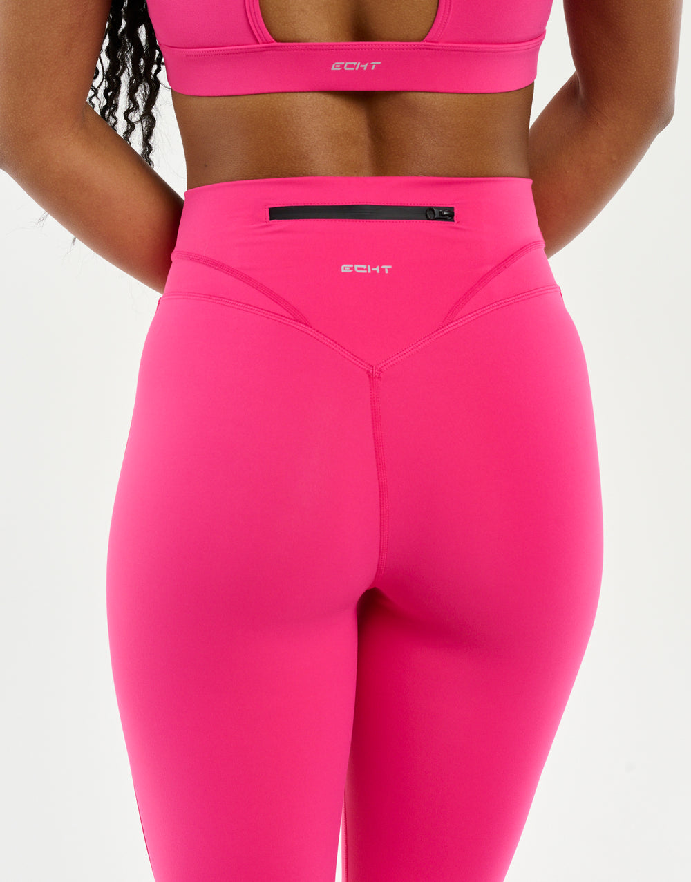 Flare Leggings V2 - Bright Pink