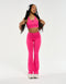 Flare Leggings V2 - Bright Pink