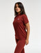 Flow Short-Sleeve Polo - Brown