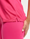 Flow Short-Sleeve Polo - Pink