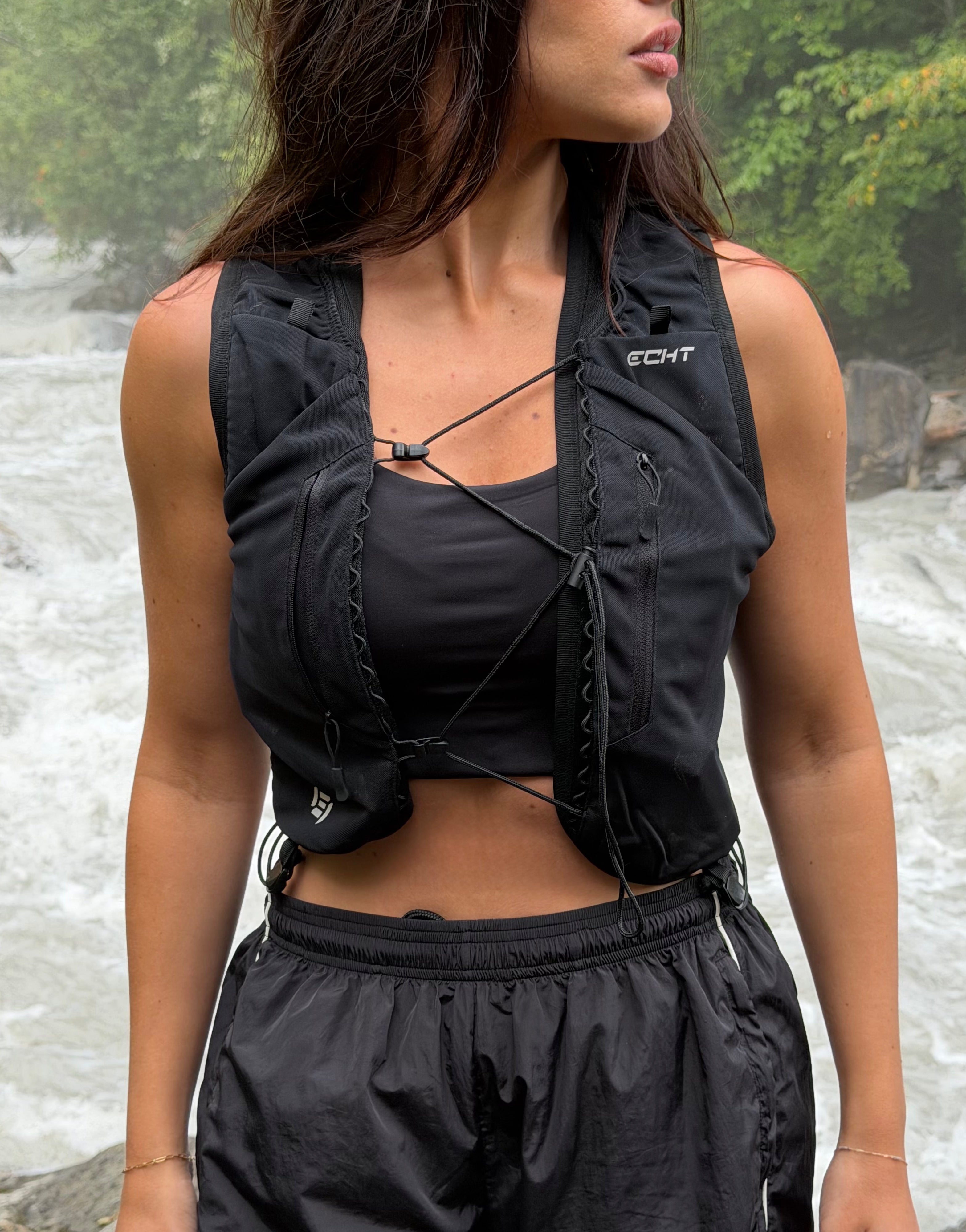 Performance Hydration Vest - Black (Unisex)