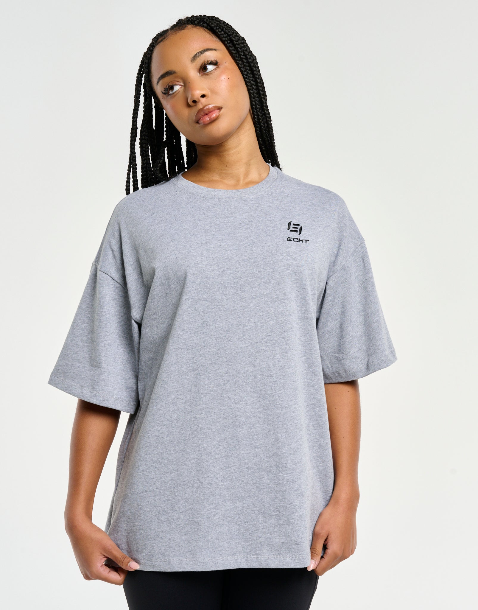 Legacy Oversize Tee - Heather Grey