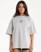 Love Oversize Tee - Micro Grey