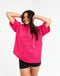 Love Oversize Tee - Pink