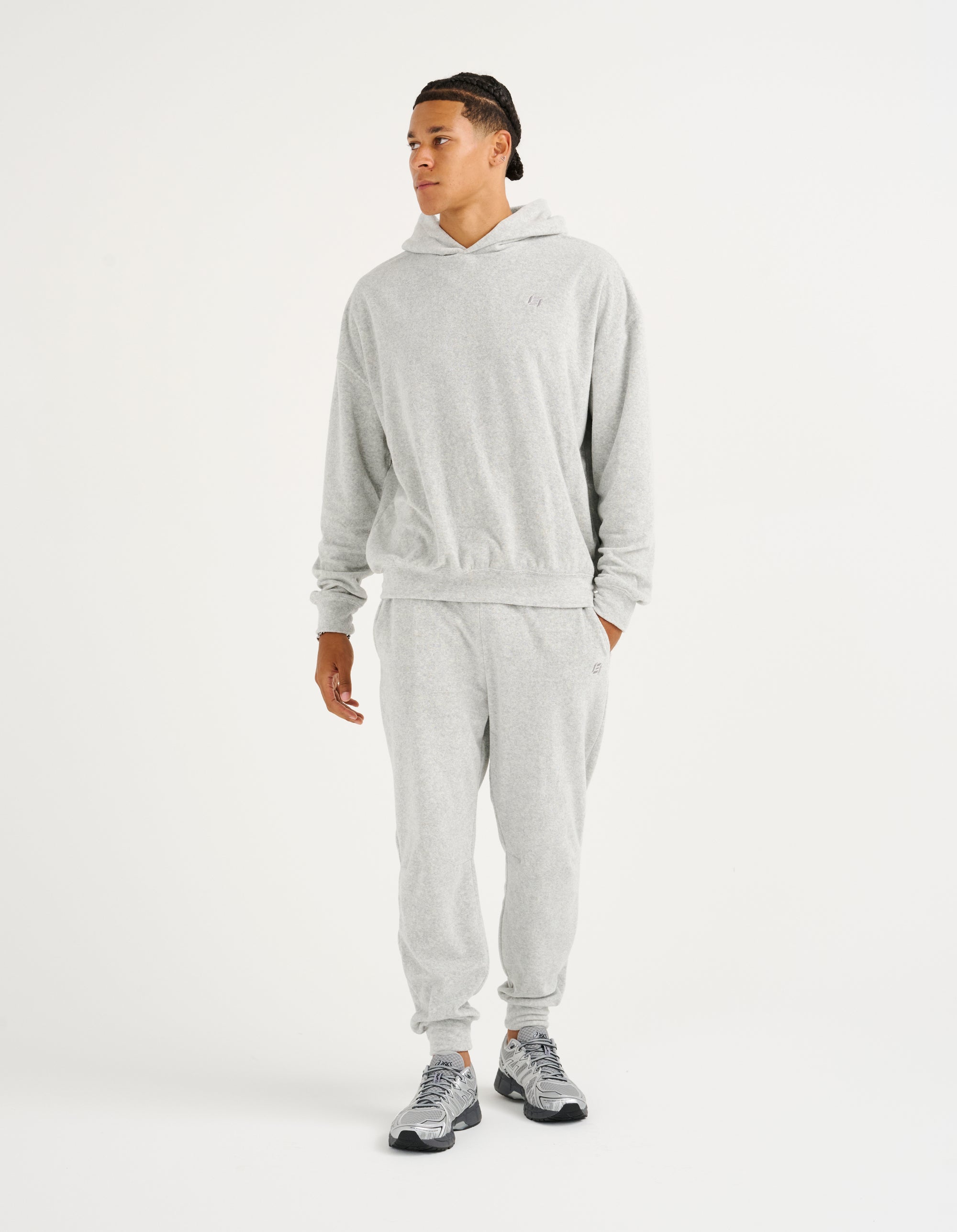 Terry Hoodie - Grey Marle