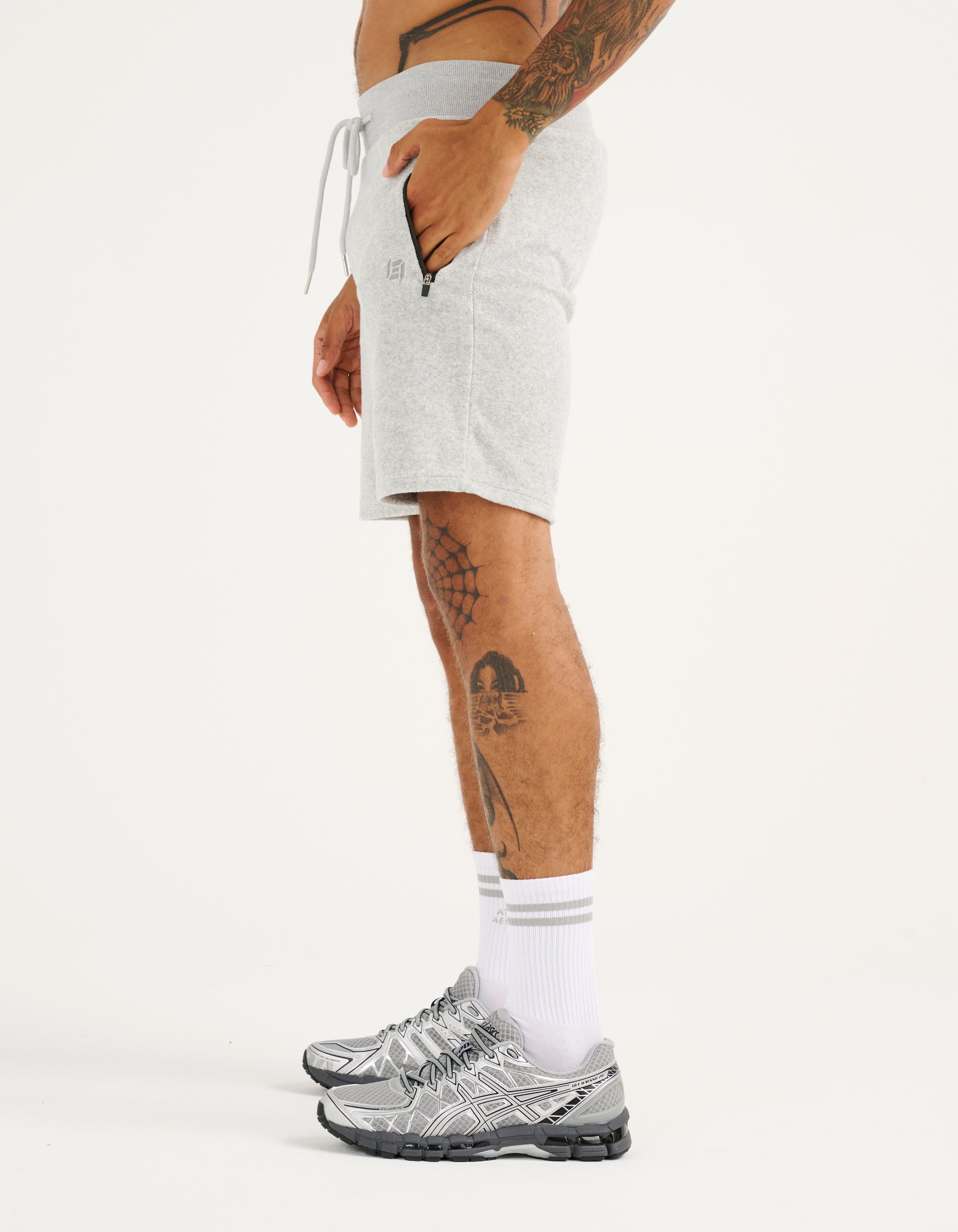 Terry Shorts - Grey Marle