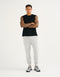 Terry Singlet - Black