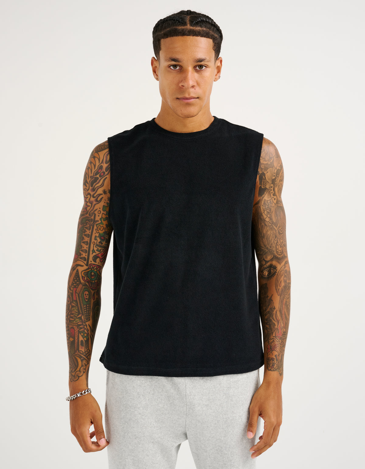 Terry Singlet - Black
