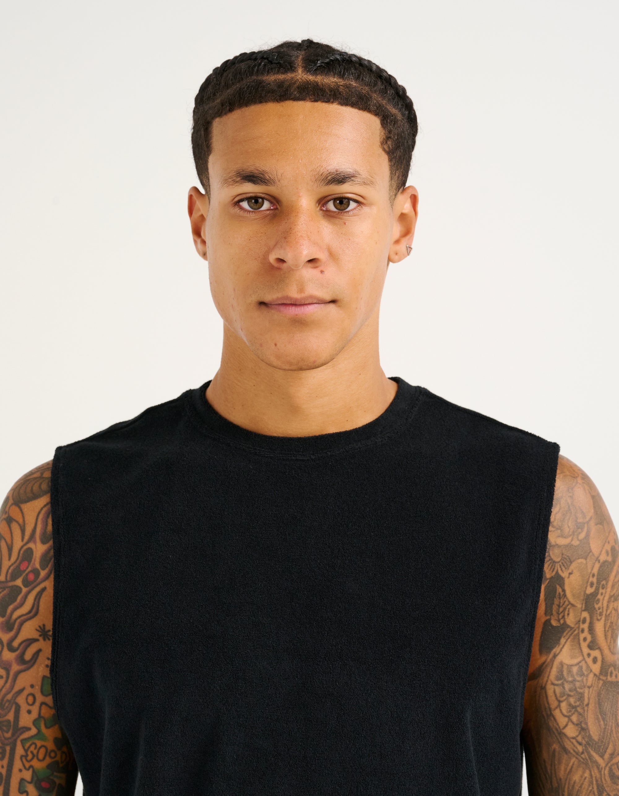 Terry Singlet - Black