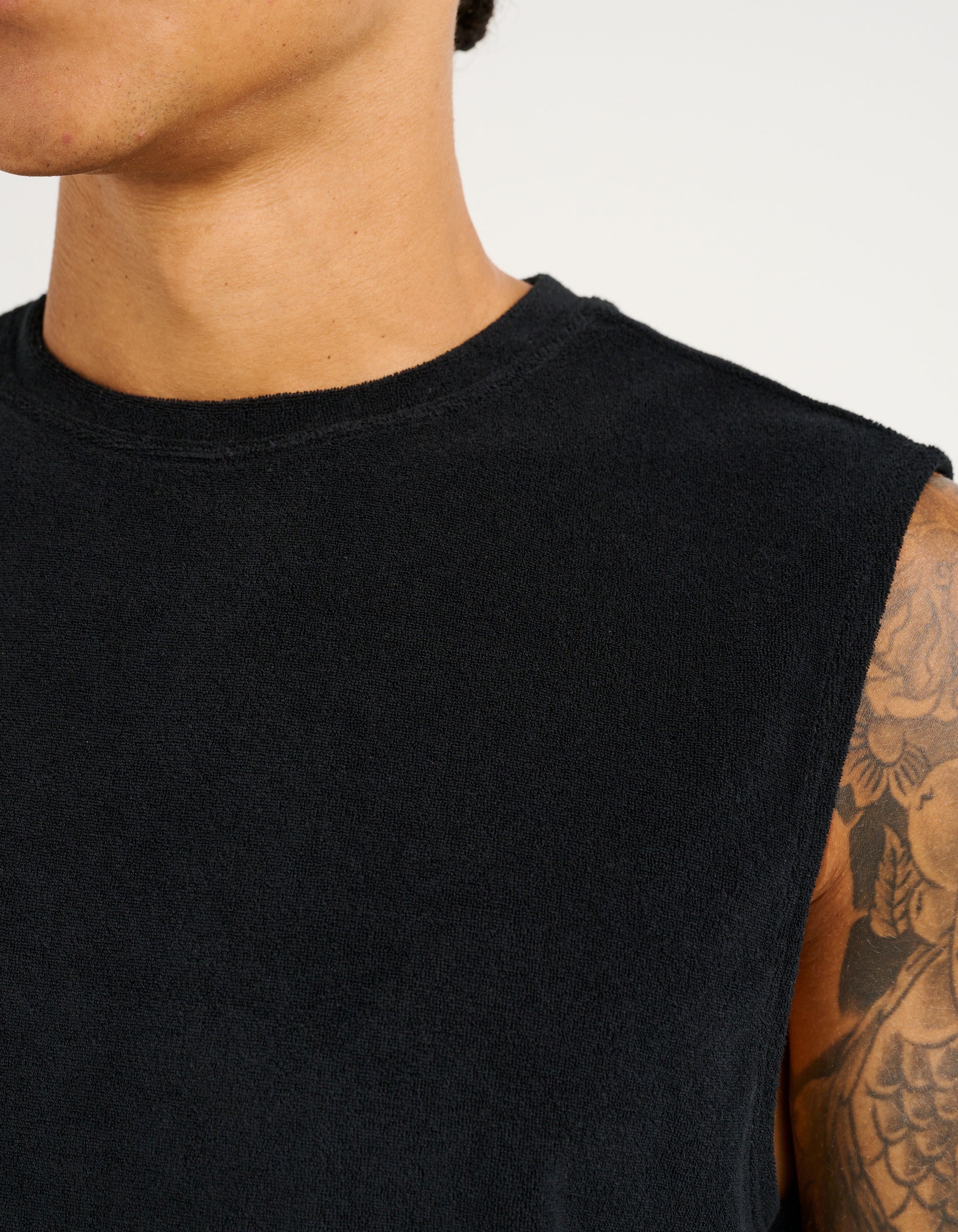 Terry Singlet - Black