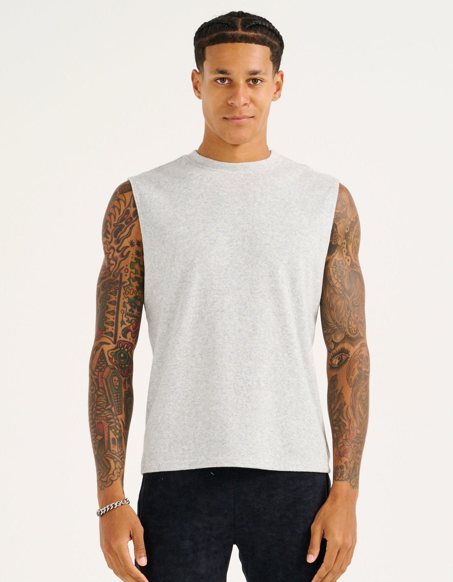 Terry Singlet - Grey Marle