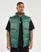 Echt Dart Puffer Vest - Green