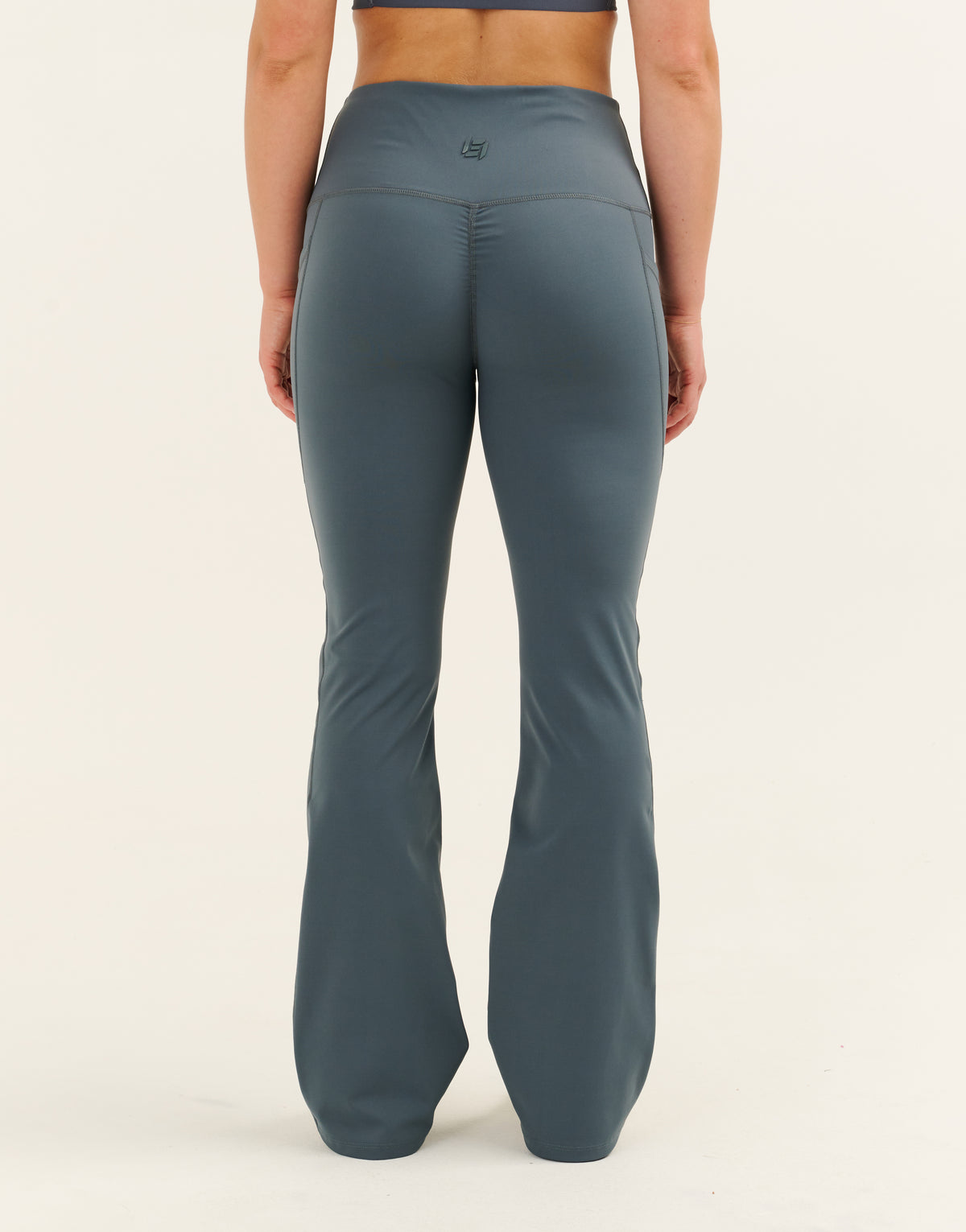 Nova Lycra® Flare Leggings - Storm Grey
