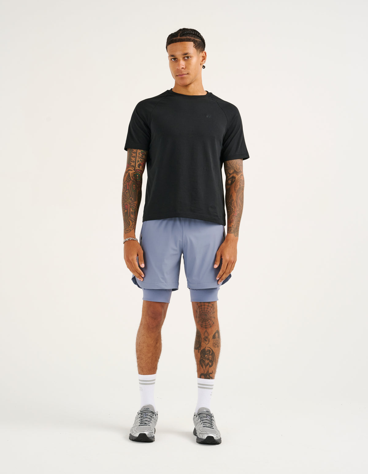Performance Shorts - Dusty Blue