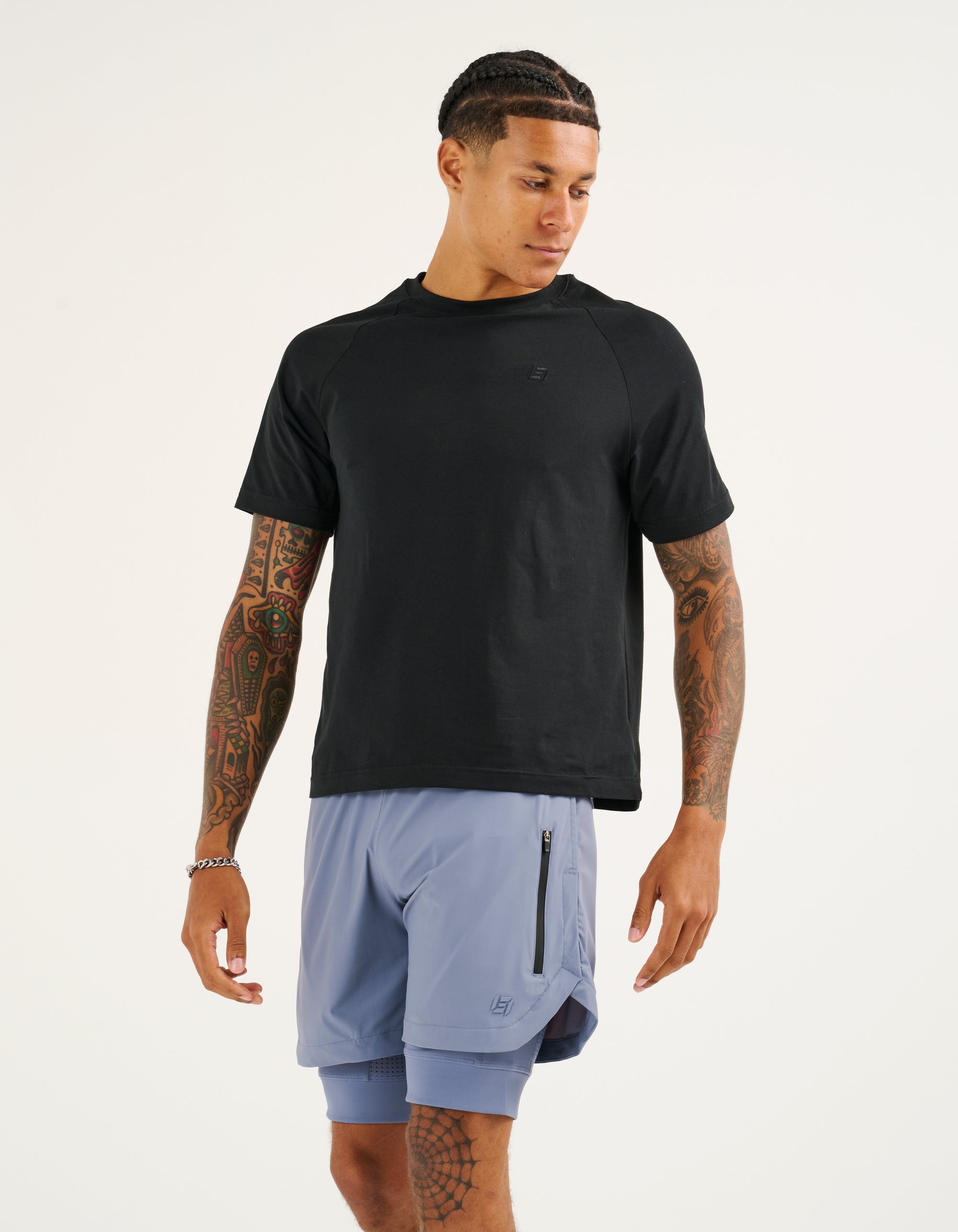 Performance Shorts - Dusty Blue