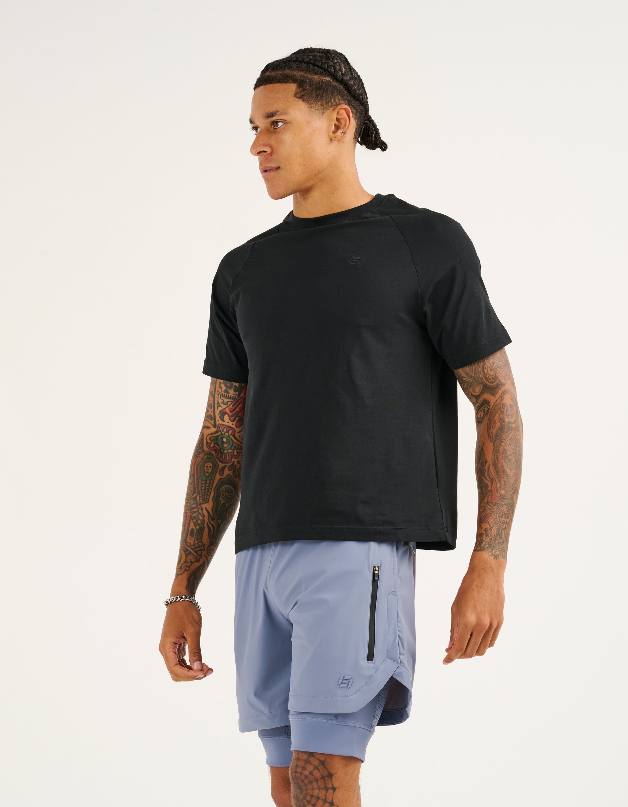 Performance Shorts - Dusty Blue