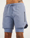 Performance Shorts - Dusty Blue