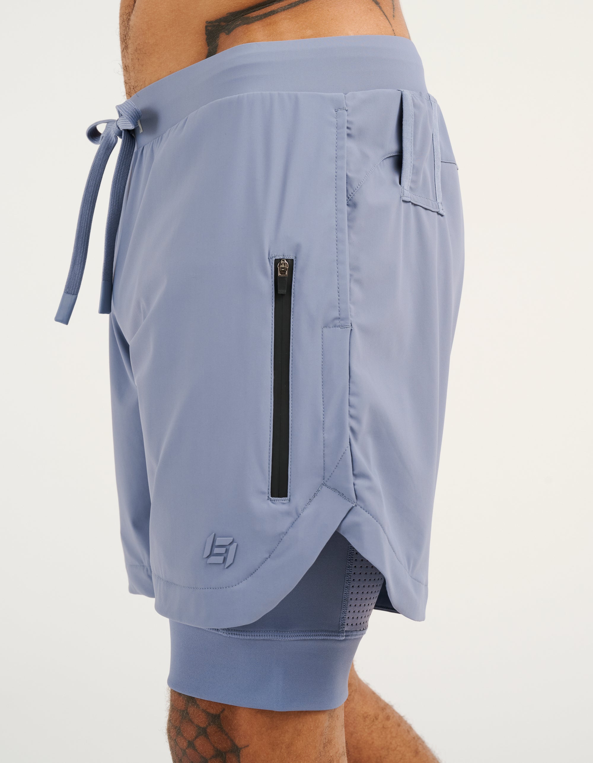 Performance Shorts - Dusty Blue